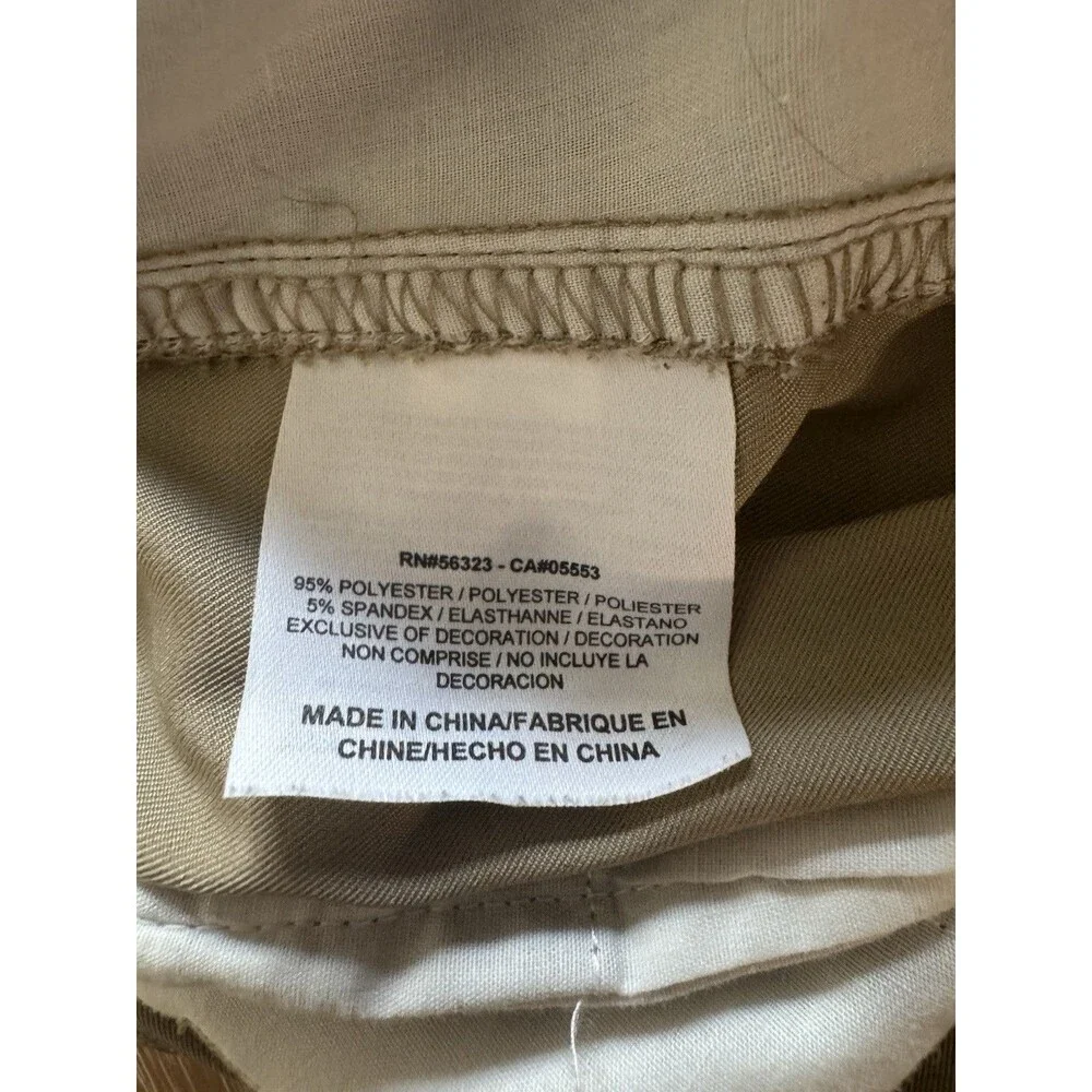 Nike Golf Pants Men's 34x34 Khaki Tan Dri-FIT Tour Performance Stretch